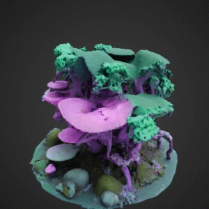 Bioluminescent Forest Planet