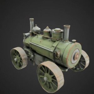 Steam-Powered Tractor
