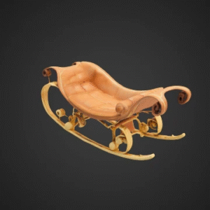 Brass and Wood Glider