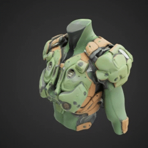 Bio-Integrated Exosuit Chest Piece