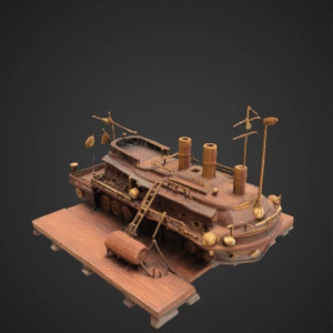 Steampunk Airship Dock